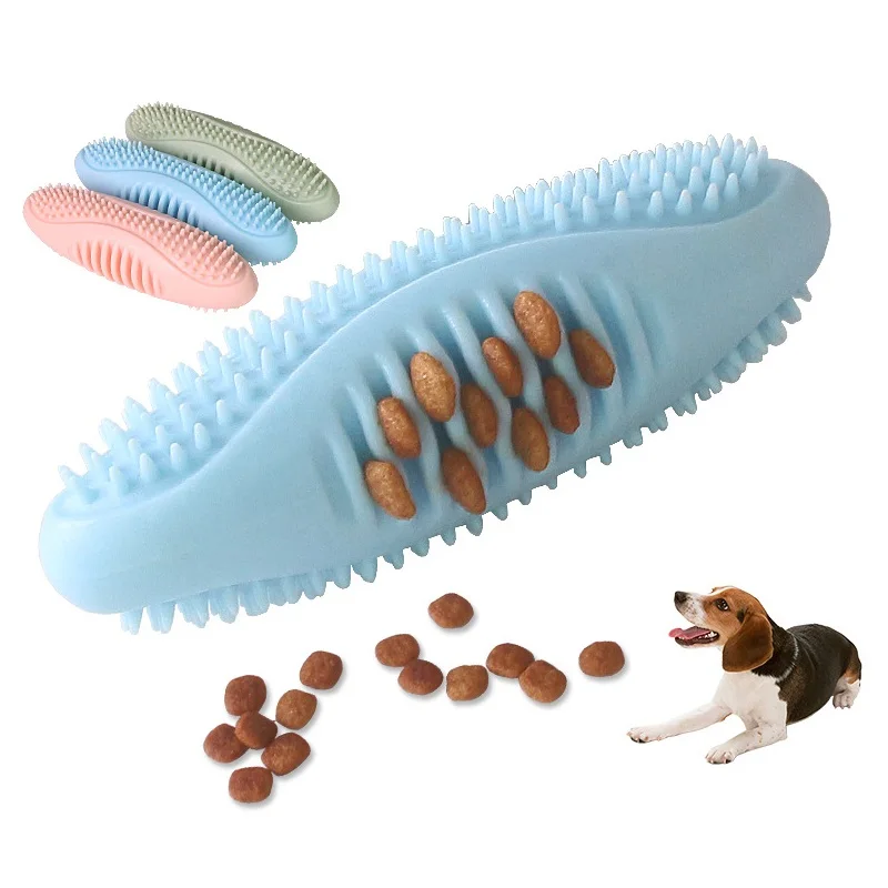 

New pet supplies sea cucumber shape molar dog bite stick easy clean pet interactive training bite resistant chew toothbrush toy