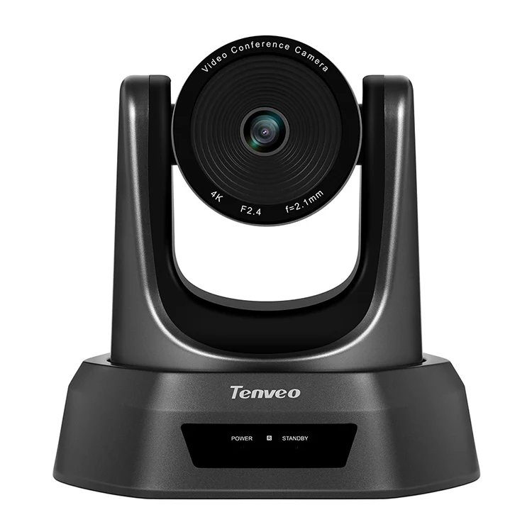 

360 Degree ultra hd 4k video conference camera Wide Angle Lans remote control webcam, Black