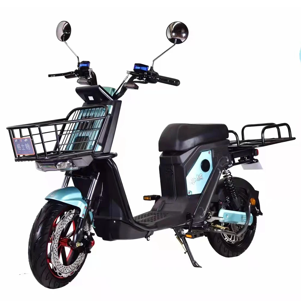 

GSL 2022 New Model 1800w 48v Electric Bicycle Scooter For Food Delivery, Black, red, gradient blue, silver, white, pink or customized