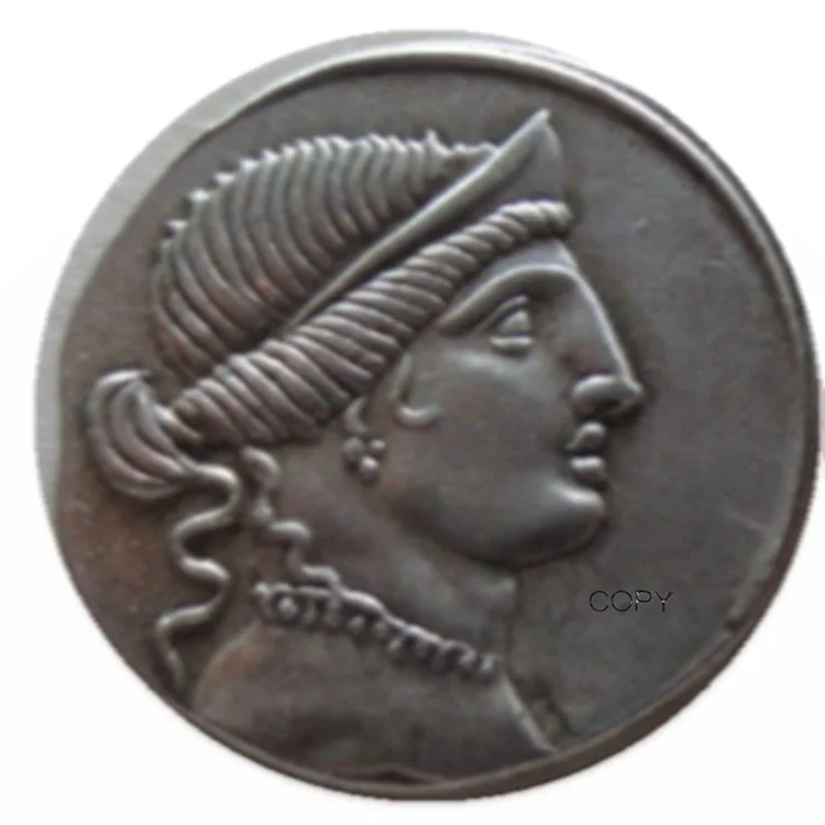 

RM(07) Silver Plated Reproduction Ancient Roman -32-31Antique Souvenir Custom Metal Coins