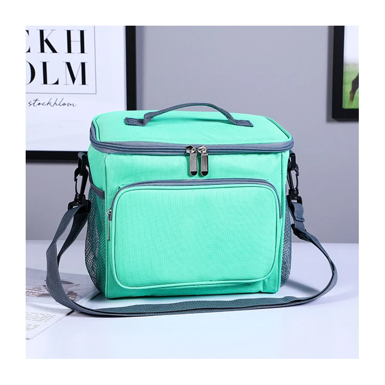 

Waterproof Oxford Outdoor Picnic Insulated Lunch Cooler Bag With Shoulder Strap, Customized color