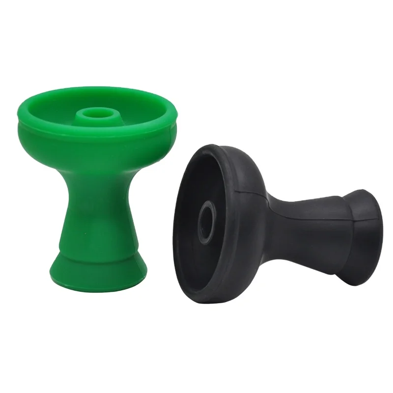 

New Design Shisha bowl One Hole Customized Shisha Bowl Wholesale Silicone Hookah Head, Green,blue,red