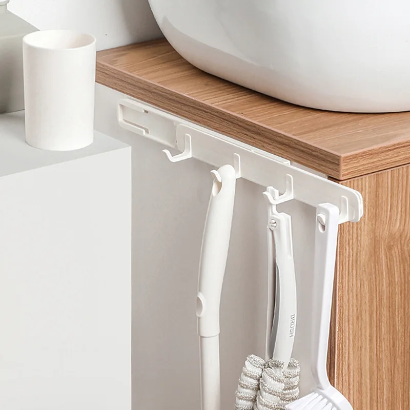 

Kitchen Wall Hook Refrigerator Side Retractable Hook