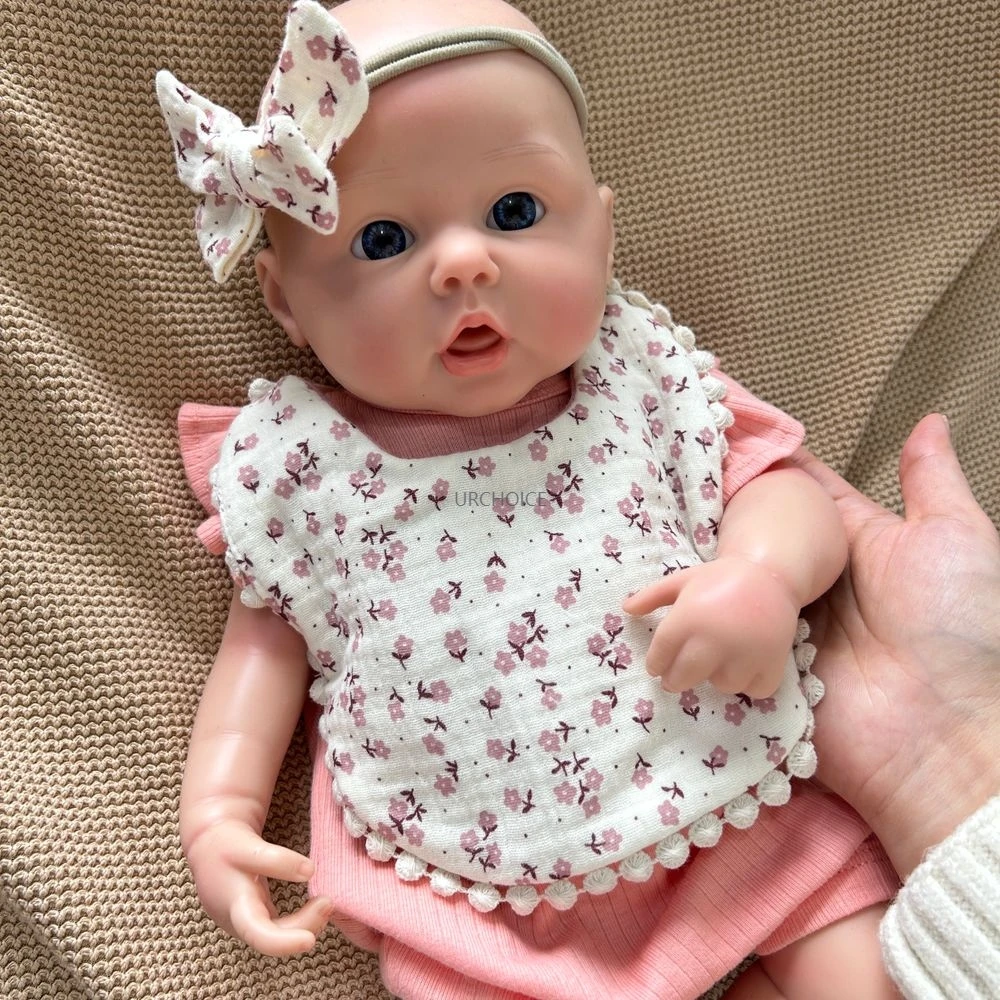 Weighted Lifelike 18 Inch Soft Silicone Reborn Baby Perfect Companion Toy Girl Doll for Kids Age 3+ Nap Time or Bedtime Stories