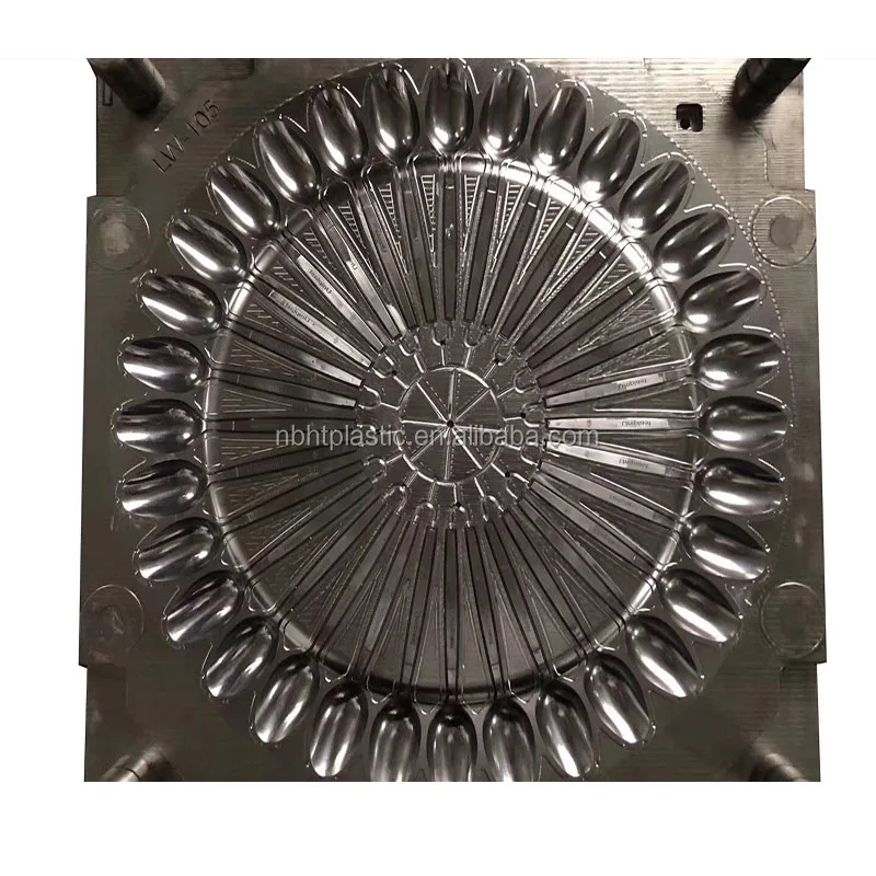 Disposable Plastic Knife And Fork And Spoon Mold Glass Tableware Mold