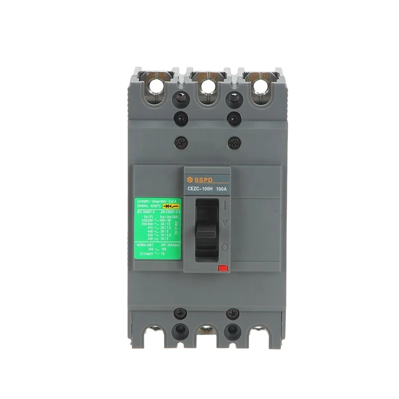 
Easypact EZC 100 MCCB 3P molded case circuit breaker with 15A 16A 20A 25A 30A 32A 40A 45A 50A 60A 63A 75A 80A 100A 