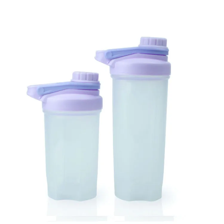 

Bpa Free Colorful Gym Sports Plastic Shaker Bottle For Protein With Mixing Ball Accept Customize Logo, Transport color with colorful cap or pure color