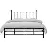 Metal Platform Bed Frame with Two Headboards Mattress Foundation/Slat Support/No Box Spring Needed/Full