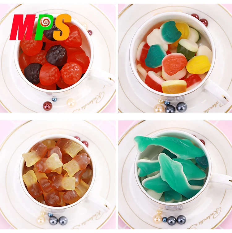 Wholesale Bulk Packing Various Gummi Sweet Halal Fruity Gummy Jelly
