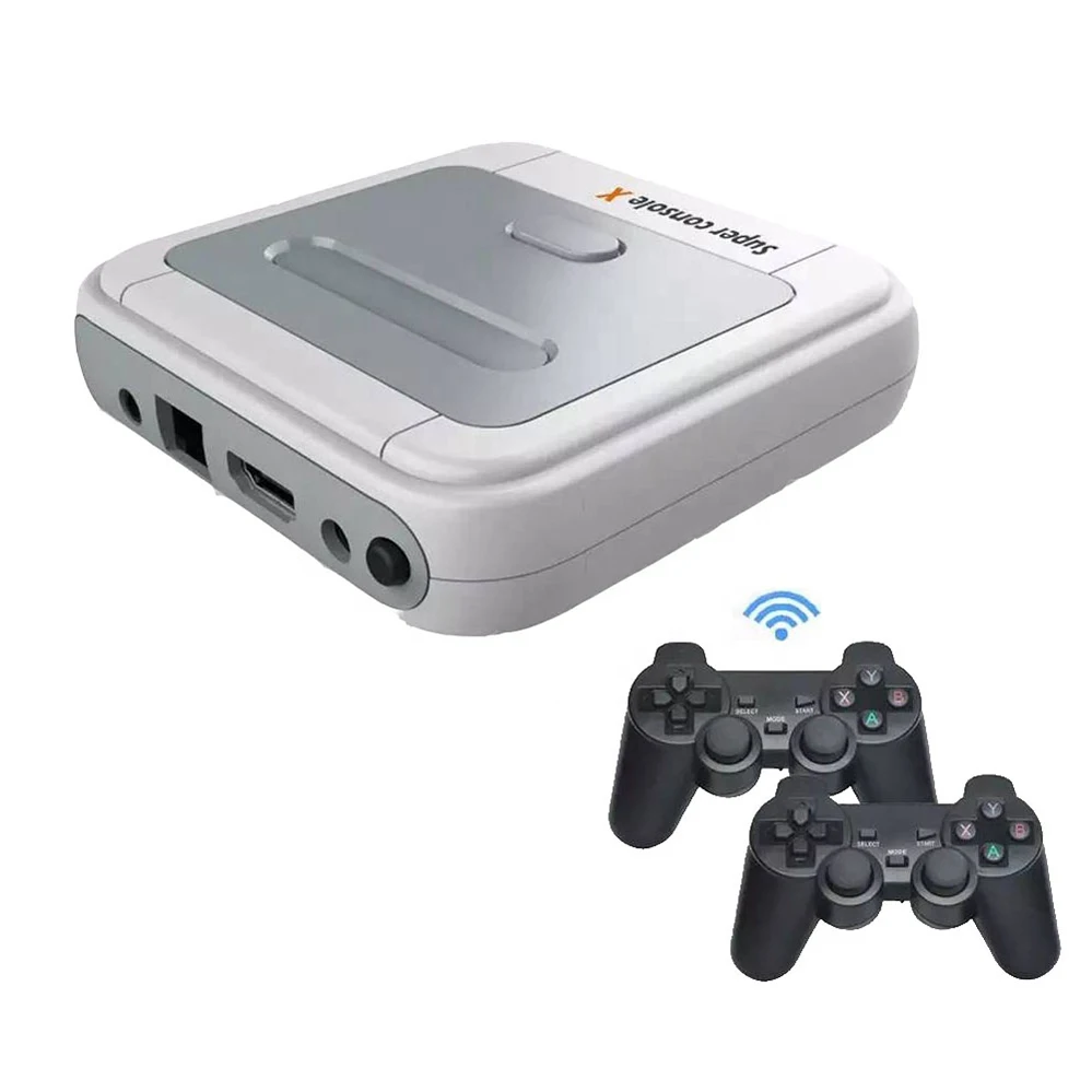 

Handheld Game Player Support Video 128G R8 2.4G 2 Players Game Player Retro Game Console, Grey