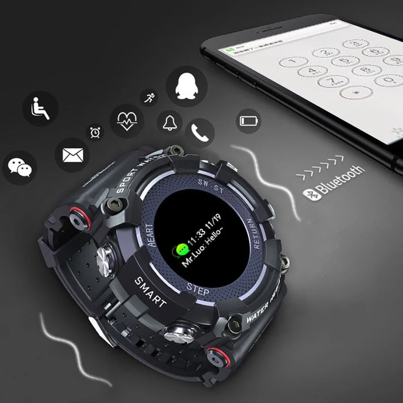 

New Arrival GPS Running Watch with elevate wrist heart rate g sho ck watch digital analog watch for L5 and for sx16