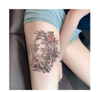 high quality waterproof temporary custom sleeve 3d sex tattoo sticker for women $0