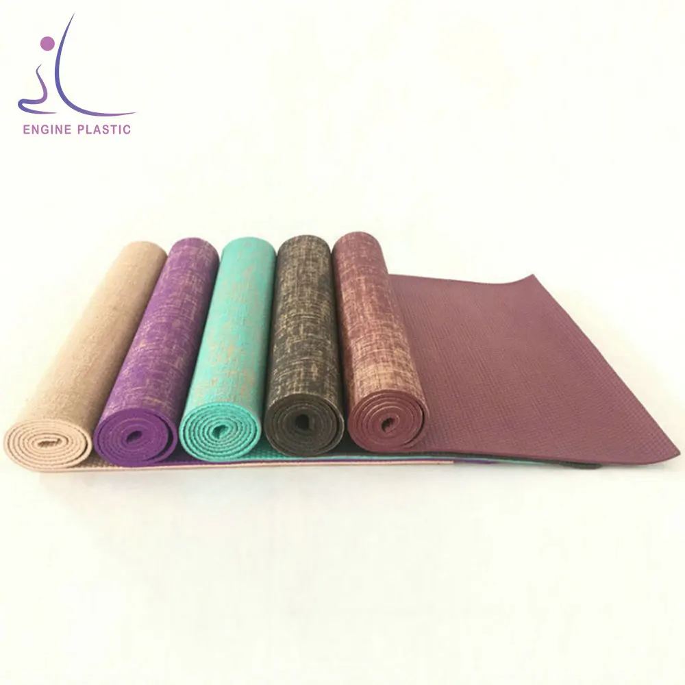 

ENGINE Tpe Cuntomize Printing Travel Packaging Eco Colorful Friendly Personalized Yoga Mats, Customized color