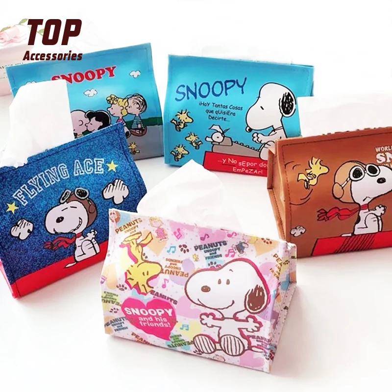 

Hot Sale Decorative Cat Leather Tissue Paper Box