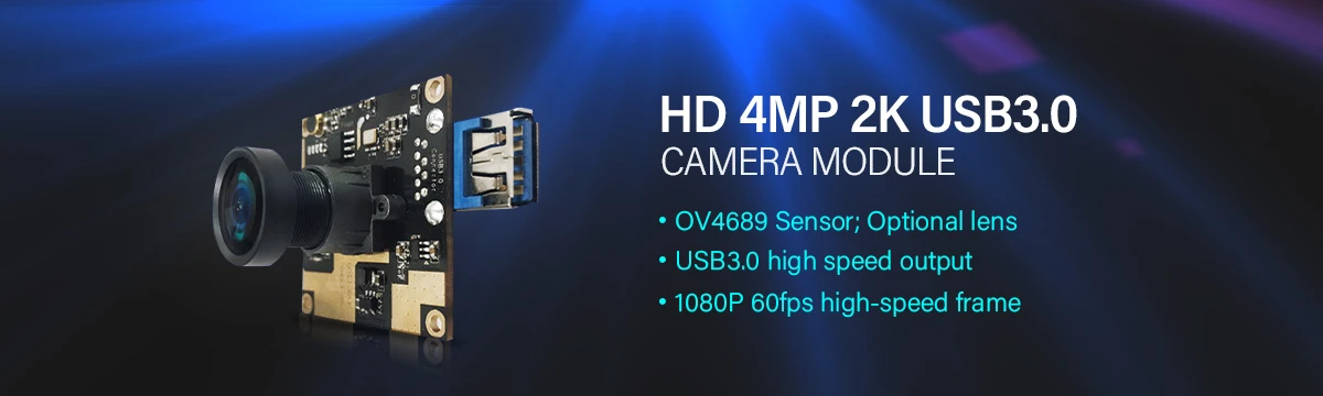 Dogoozx Full HD OV4689 Sensor 4MP 2K 1080P 60FPS YUV WDR USB3.0 Action Camera Module插图