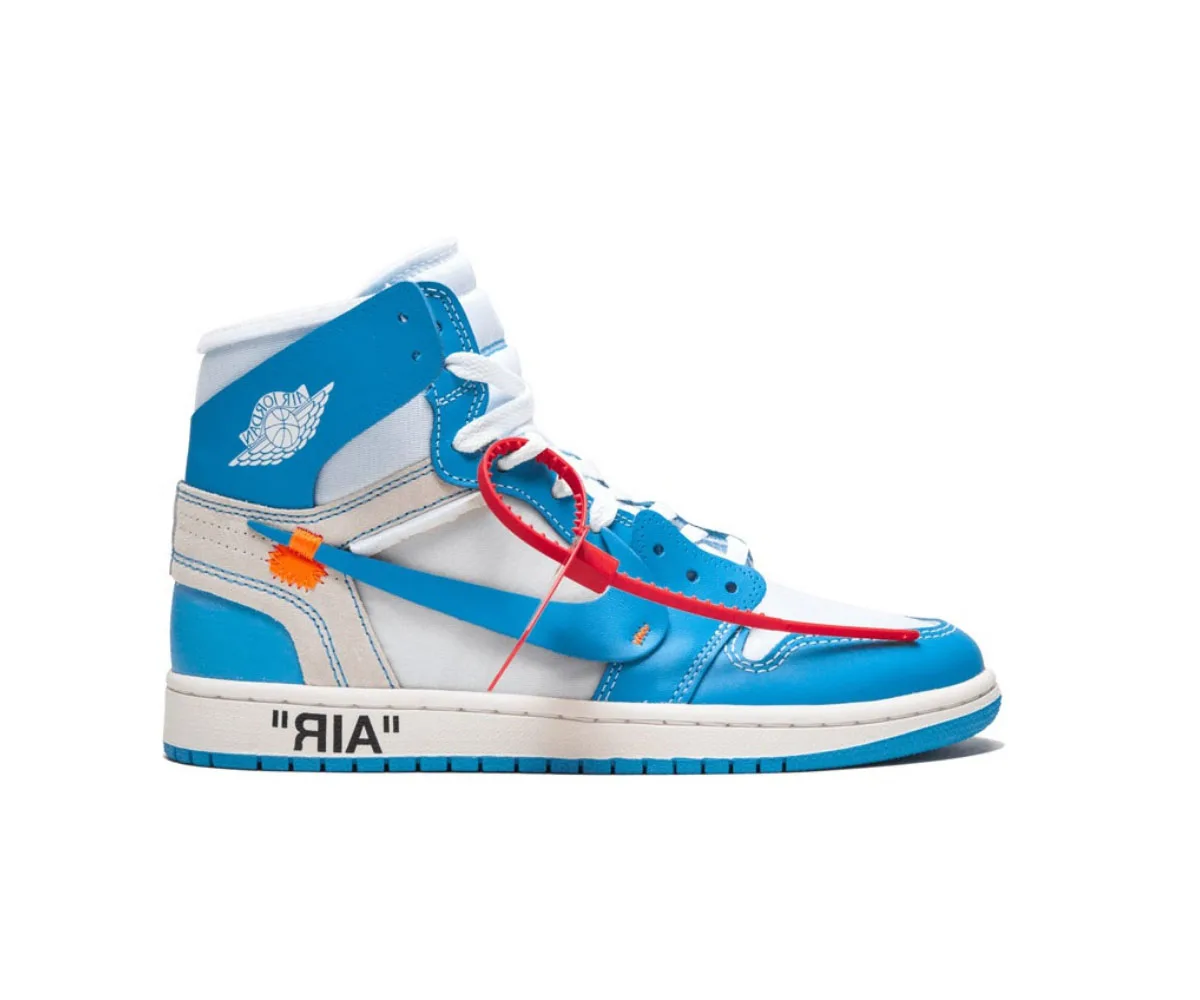 

Nike Air Jordan 1 Retro High Off-White University Blue men women Casual Outdoor Running Basketball Sports Nike Shoes