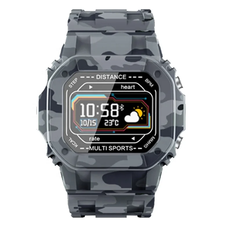 

IP67 Waterproof Tough Outdoor Sports Light Weight Pedometer Smart Watch Phone BT Smartwatch 2020