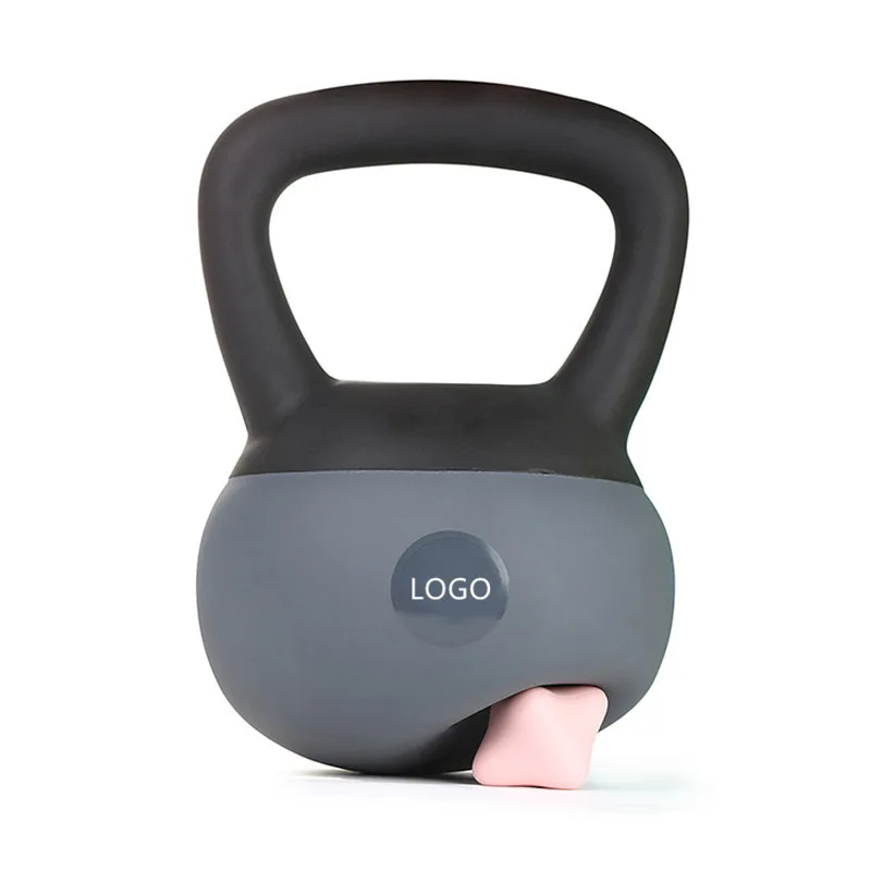 4/5/6/8/10/12kg Women's Home Fitness Equipment PVC Soft Kettlebell for Thin Arm & Hip Training for Ladies