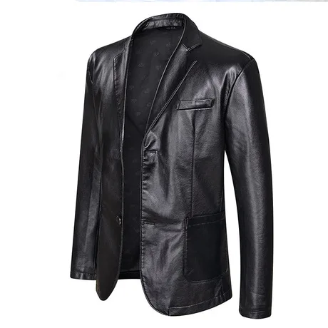 

2020 Plus Fat Men's Leather Jackets Fashion Casual Plus Size Leather Men's Jacket Leather Jackets