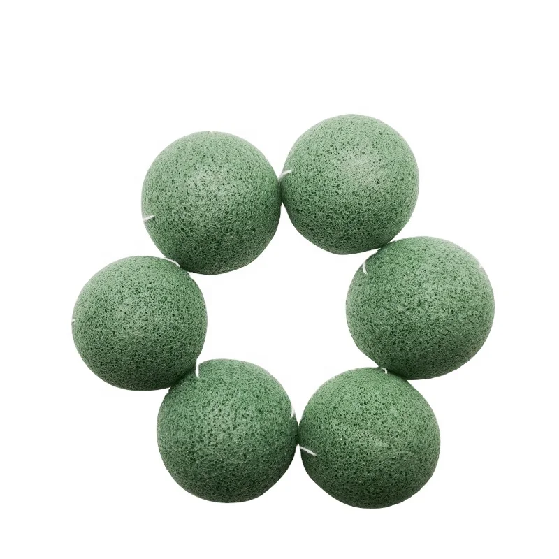 

Colorful Frozen Dry Gentle Skin Exfoliating Konjac Bamboo Charcoal Sponges, Multiple colors available