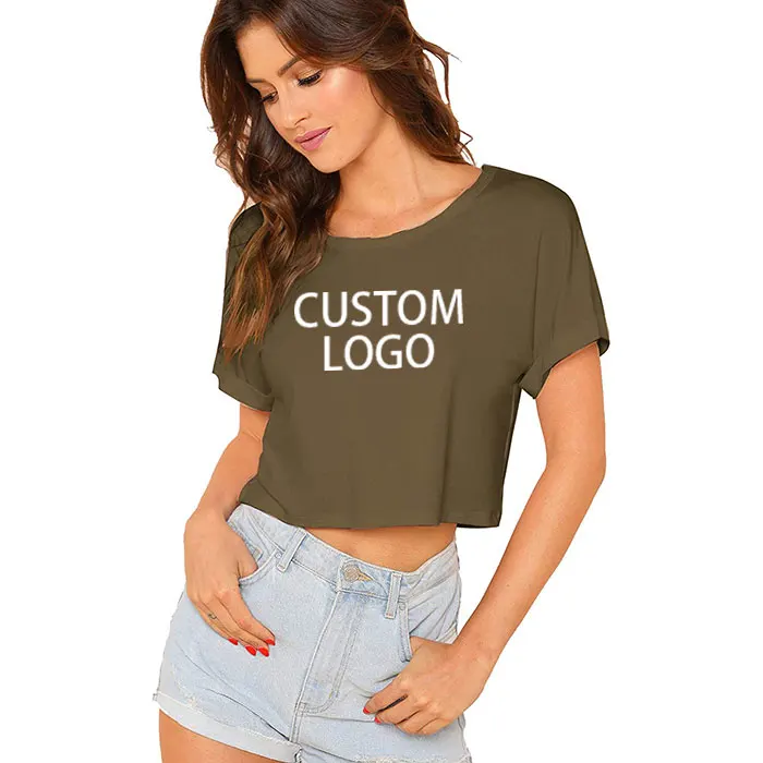 

Carol&Fragrance Custom Logo Crop Top Fitness Tank Tops for women