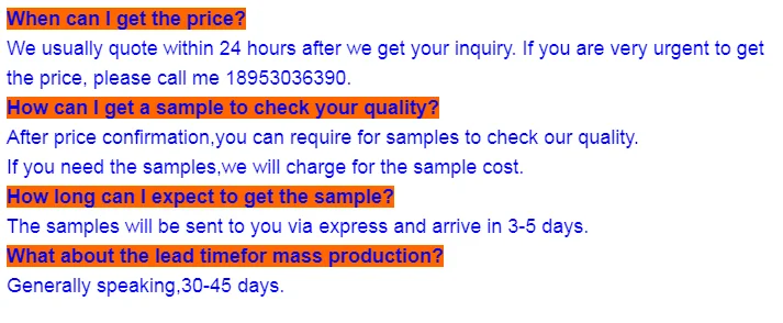 FAQ