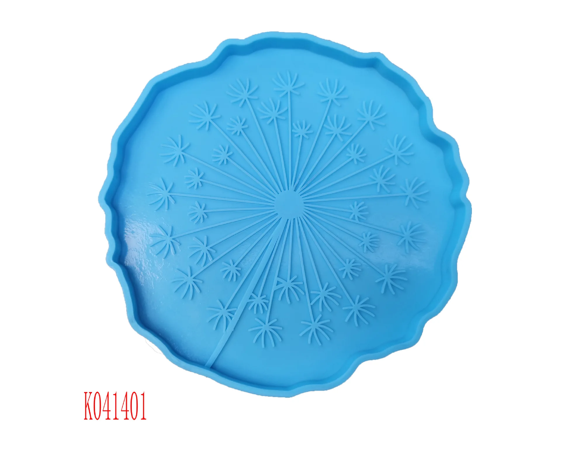 

Dandelion silicone coaster mold Epoxy coaster mold, Blue