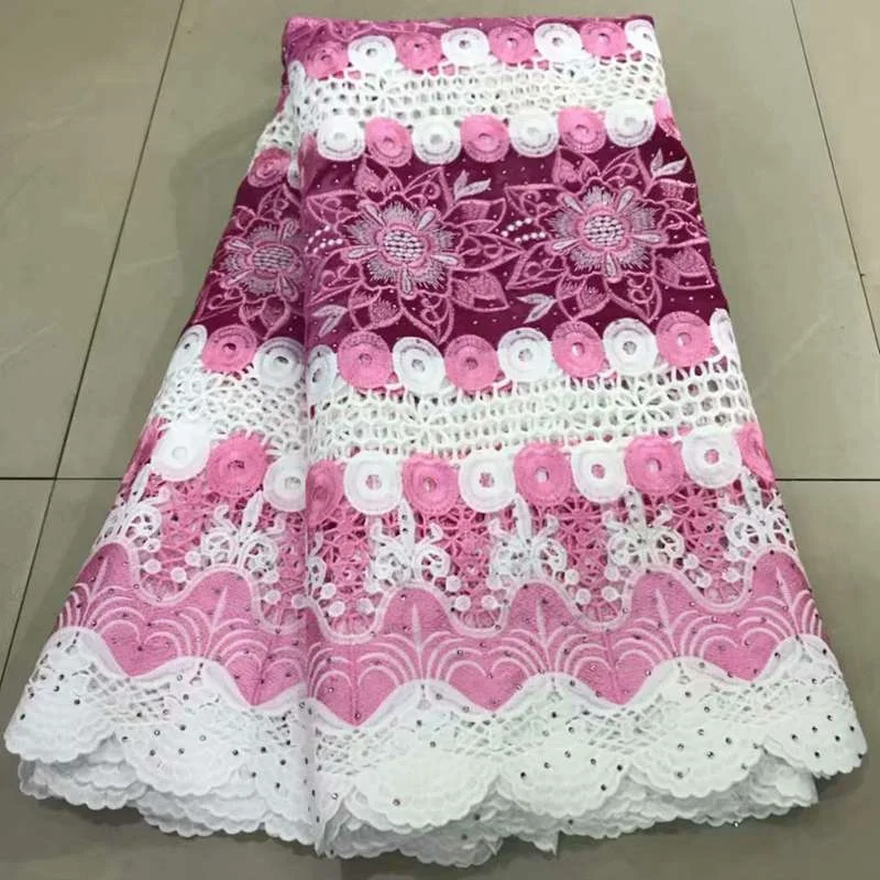 

AL2592Z African Guipure/Net Lace embroidery fabric for wedding garment dress