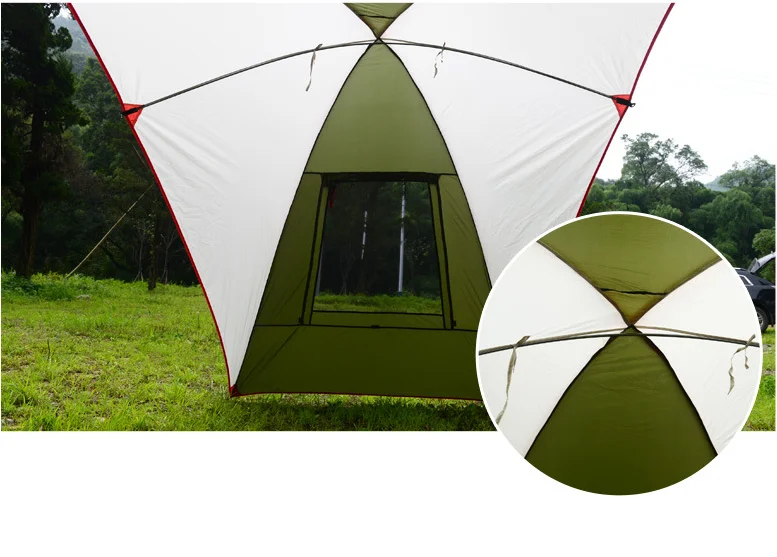 High Quality Waterproof Camping Rain Shelter Sunshade Suv Car Rear Tent