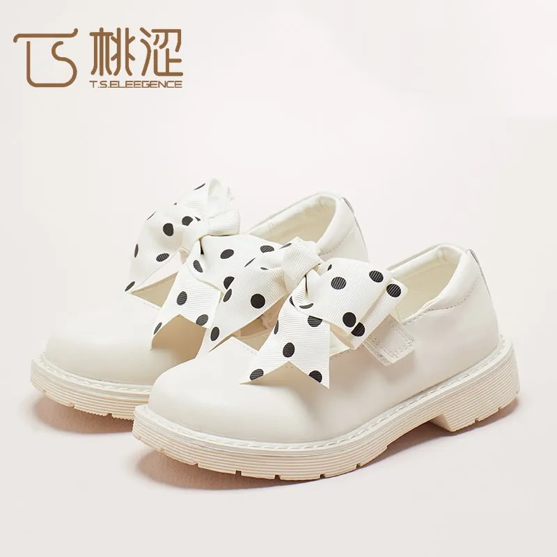 

2019 New China Bowknot Handmade Girls Casual shoes children dress shoes, Customized