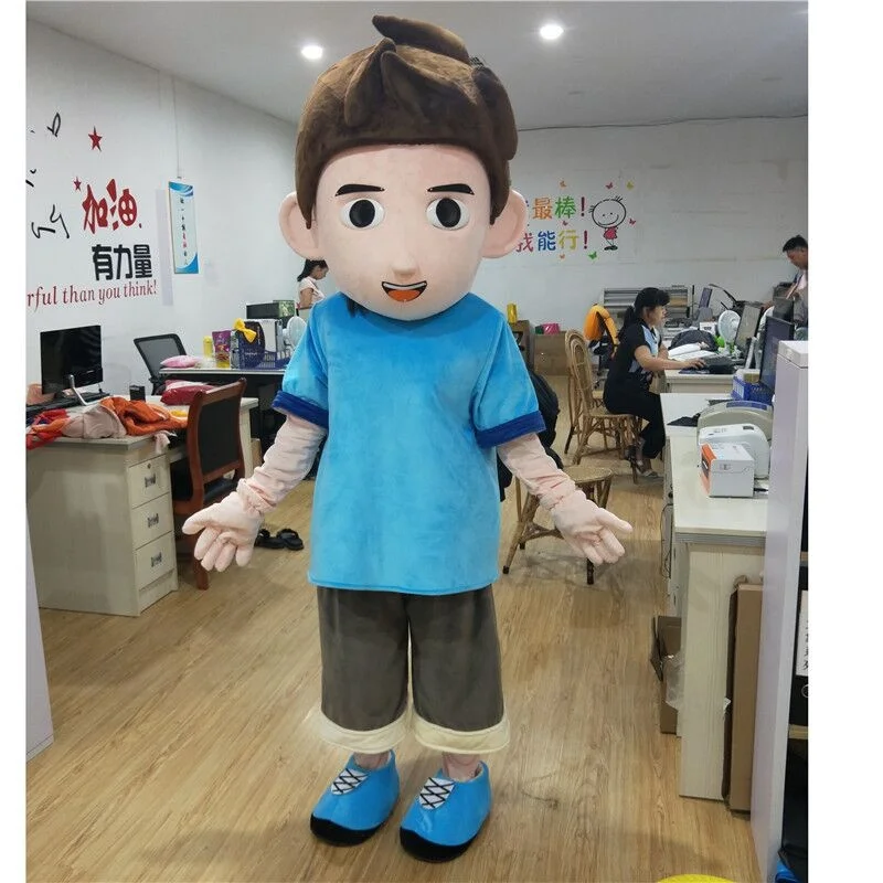 
China factory direct sell customized anime boy mascot costume for adult 