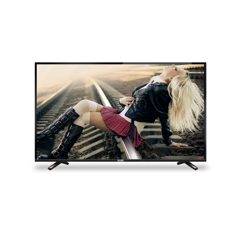 

New high quality television 4k smart tv Household large screen 4K 55 inches flawless brows tv, Black