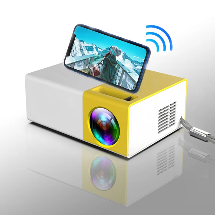 P08 Mini-Taschenbeamer, 1000 Lumen, 1080p-Unterstützung