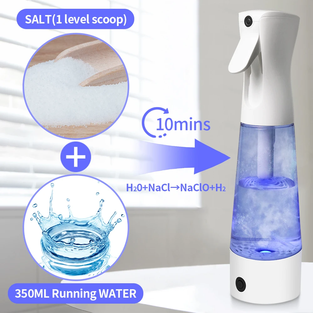 
Household Sodium Hypochlorite Sterilization Water Maker Homemade Disinfection Liquid Generator 