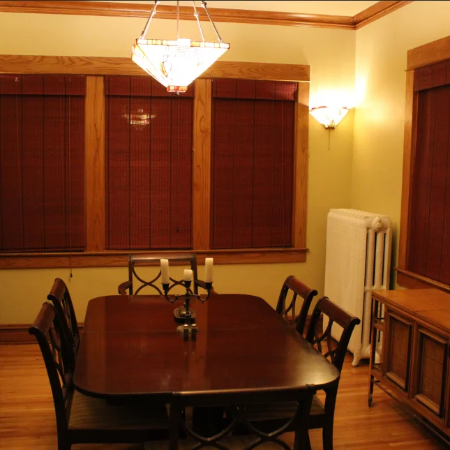 

Custom Made Window Curtains Roll Up Bamboo Blinds