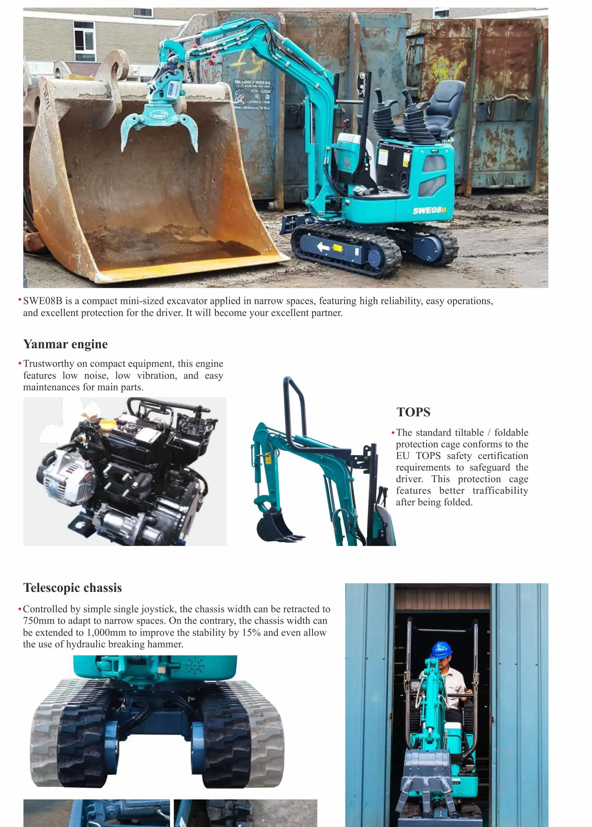 2.2ton crawler excavator