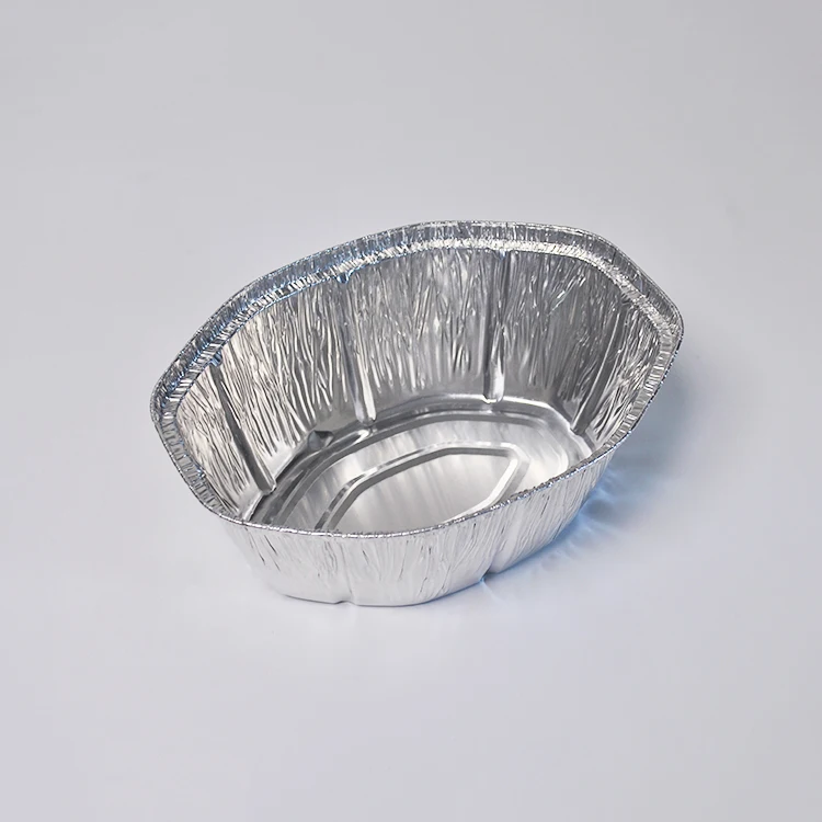 Large Capacity Disposable Deep Oval Foil Roaster Pans Aluminum Tray Food Container Buy