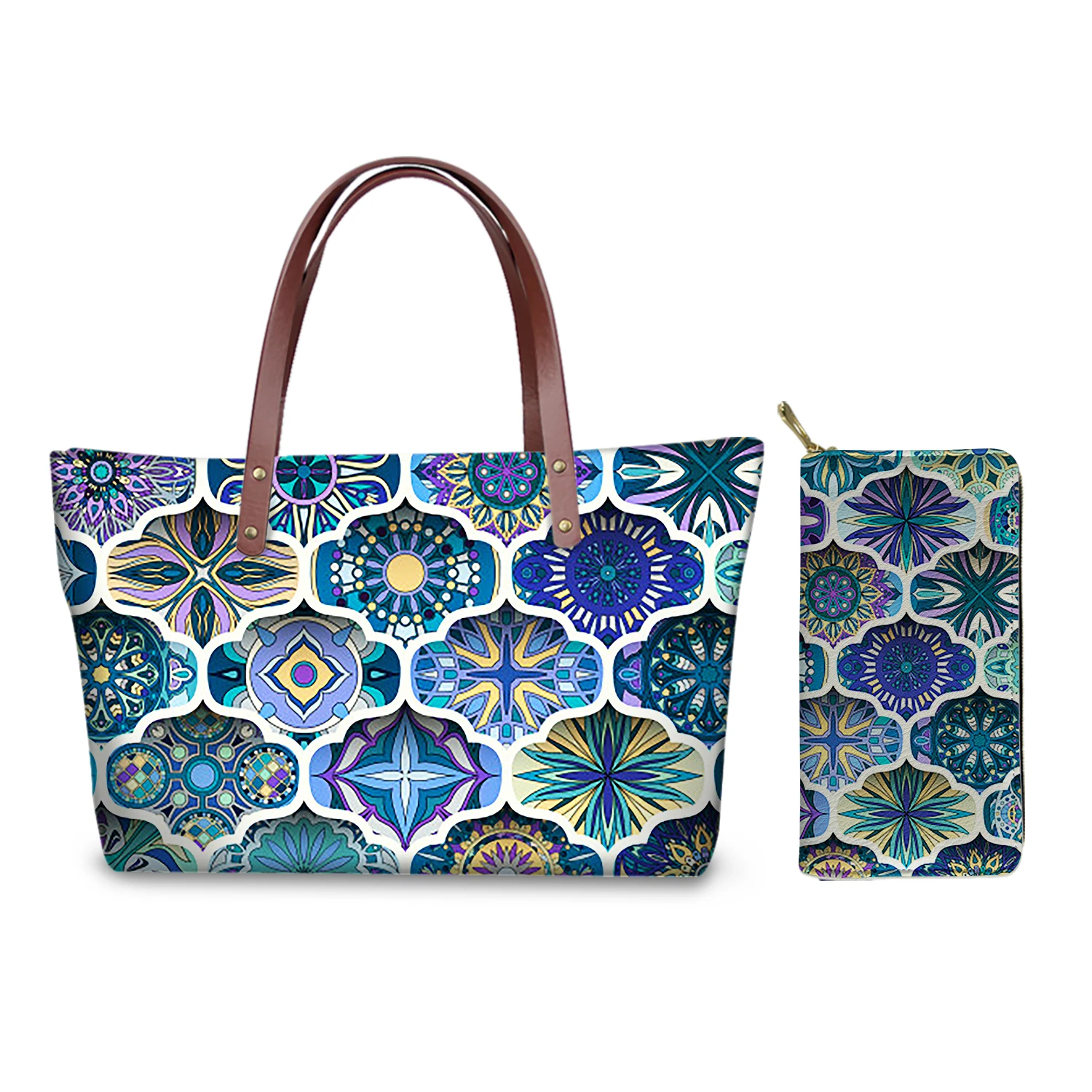 

2021 New Wholesale trendy handbag Ladies Tribal Style Custom Design Women durable Upscale handbag and purse For Women, Customizable