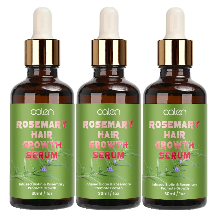 

100% Natural and Organic Rosemary Hair Growth Serum Nourishing and Promote Hair Growth Rosemary Shiny Essential Oil