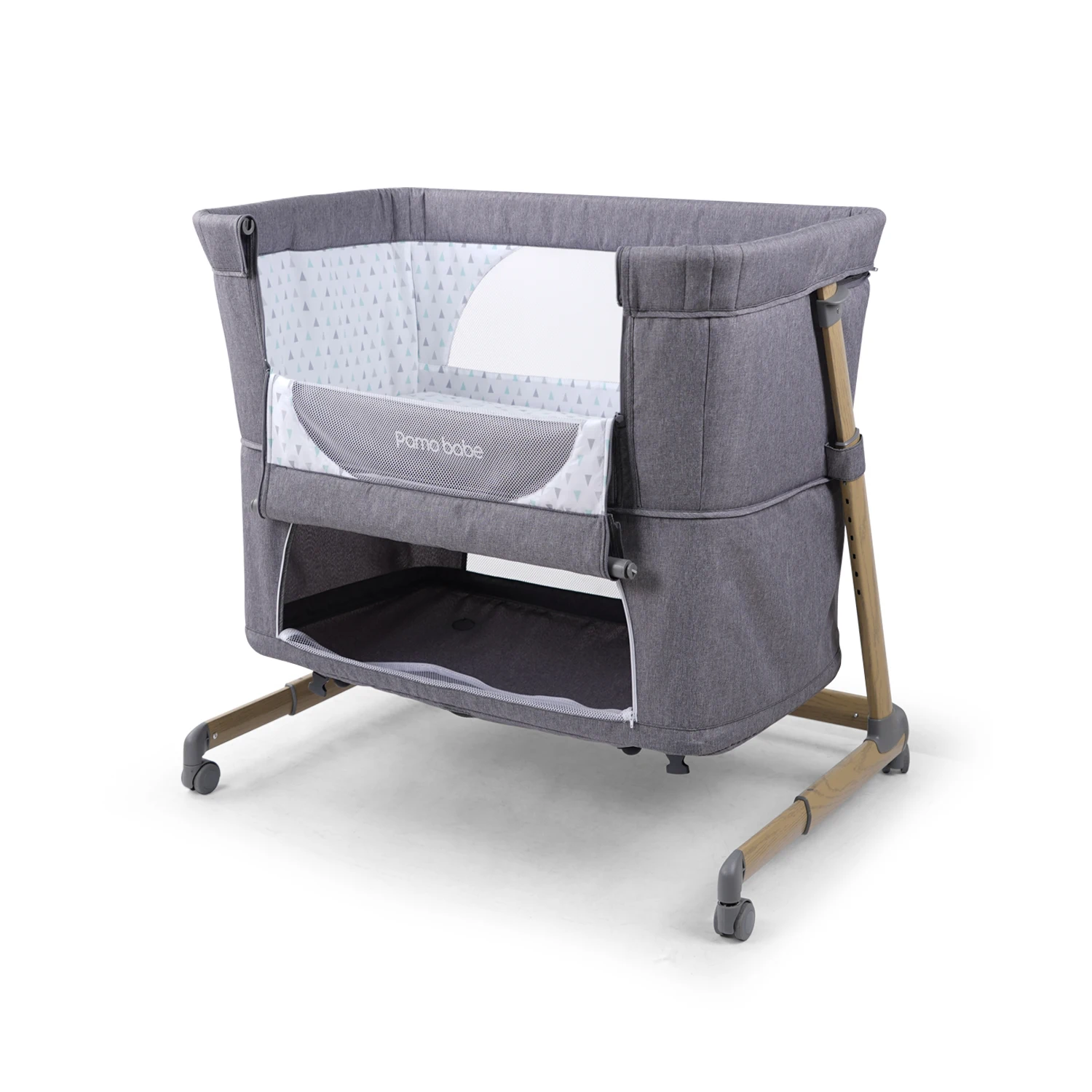 Luxury Mother's Choice Solid Wood Baby Crib Cot With Trolley - Buy Baby ...