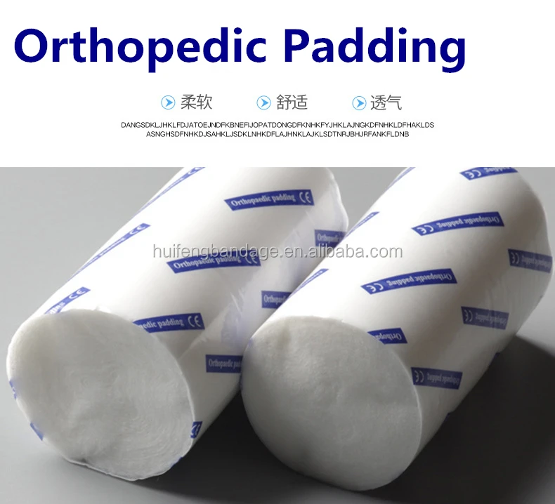 Orthopedic Cast Padding /100 Absorbent Synthetic Orthopedic Padding
