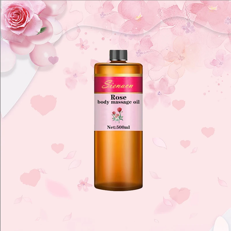 

High quality essential oil manufacturer 100% organic pure private label rose oil body massage oils