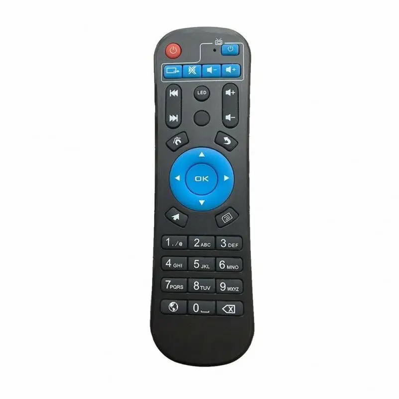 

high quality Universal remote control LED Smart TV remote controller in stock radio control set-top box MXQ-4K MXQ H96, Black