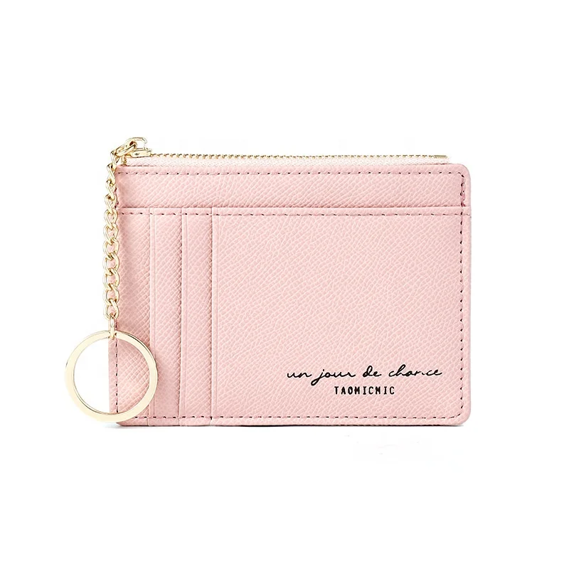 

2020 New Brand Women Coin Purse Card Holder Korean Key Wallet Mini Taomicmic Women Wallet