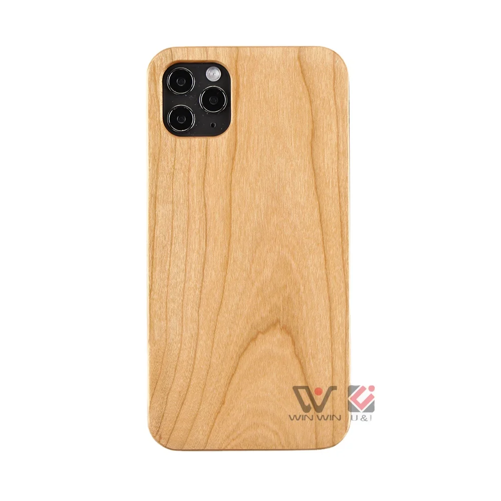 

Hot Sale Wholesale Wooden Phone Case Cherry Wood Mobile Phone Cover For Iphone 11