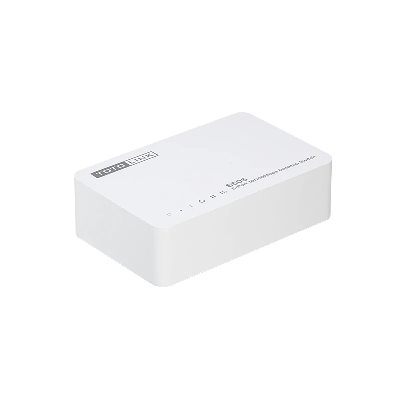 

TOTOLINK S505 Desktop Switch Ethernet Switch Lan Hub 5-port Fast Gigabit Network Switch Duplex Exchange, White