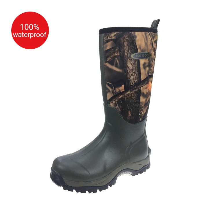 

Outdoor Camouflage Male Shoes Waterproof Anti-slip Men Neoprene Hunting Boots