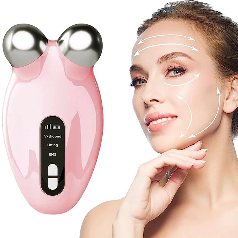 

Mini Microcurrent Face Lift Device Roller Lift The face and Tighten The Skin Wrinkle Remover Toning skin care & tools(facial)