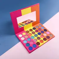 

Hot Sell 35 Color Eyeshadow Palette Private Label Makeup with Mirror Palette