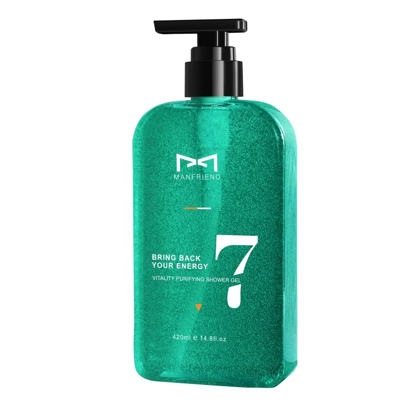 

Private Label body wash Bath Whitening Acne Reduce Cuticles Clearing Refreshing Vitality Purifying Shower Gel for men